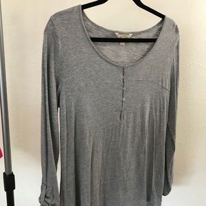 Banana Republic Gray long sleeve top